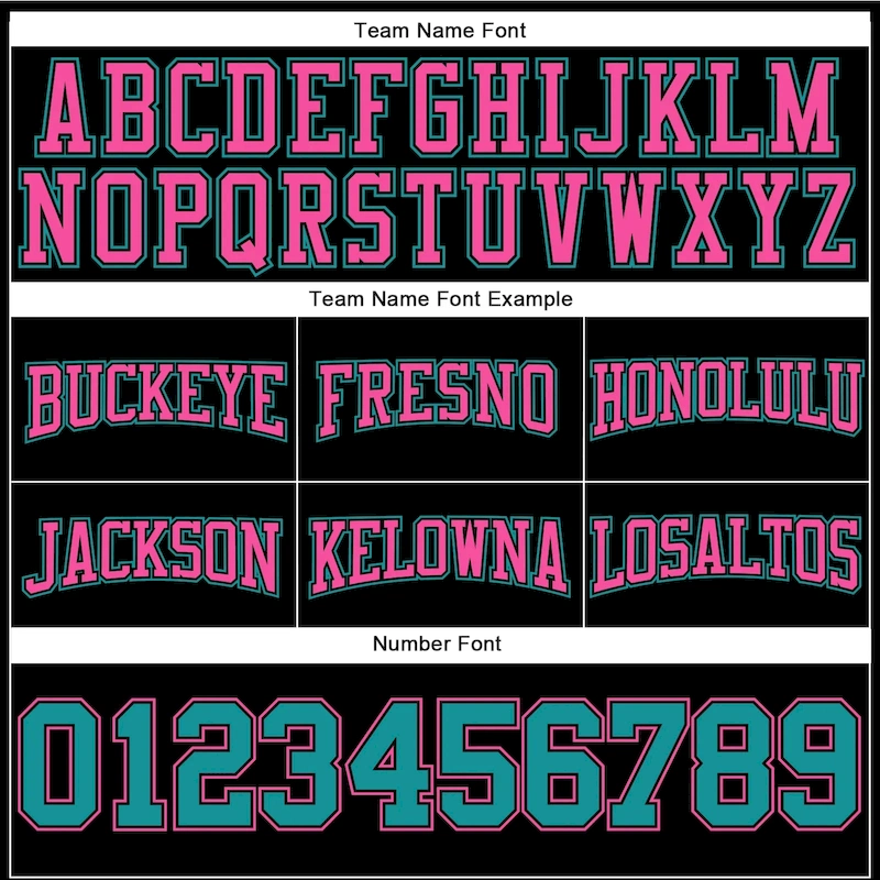 Black1749-2.webp Custom Stitched Black Teal-Pink Football Pullover Sweatshirt Hoodie - Image 3