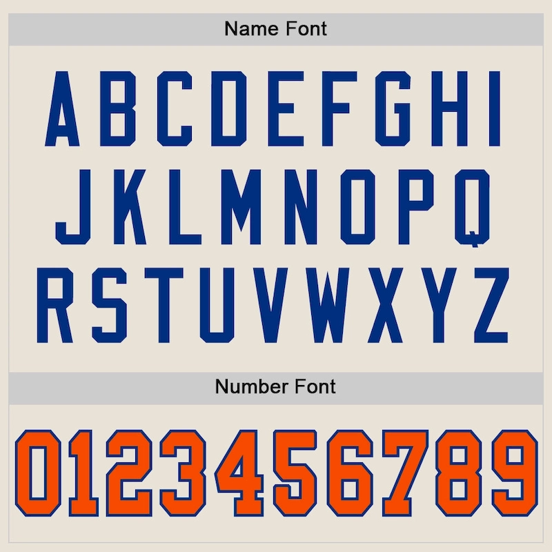 Cream0845-3.webp Custom Cream Orange-Royal Mesh Authentic Throwback Football Jersey - Image 4