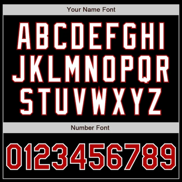 Custom Black Red Gray-White Authentic Gradient Fashion Baseball Jersey - Image 3