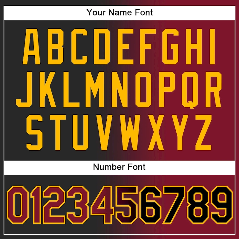 Gradient0216-4.webp Custom Black Crimson-Gold Authentic Gradient Fashion Baseball Jersey - Image 5