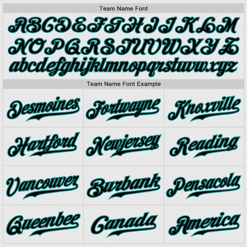 RaglanSleeves0070-4.webp Custom White Aqua Pinstripe Black-Aqua Authentic Raglan Sleeves Baseball Jersey - Image 5