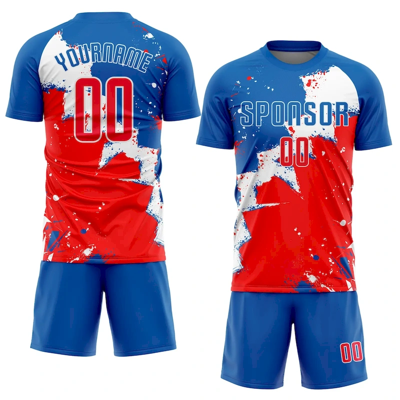 Soccer0544-1_3a3a1717-7e2c-4616-b173-1917800484a3.webp Custom Royal Red-White Sublimation Soccer Uniform Jersey - Image 2
