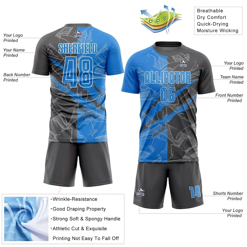 Soccer1637-3.webp Custom Graffiti Pattern Powder Blue-Steel Gray Scratch Sublimation Soccer Uniform Jersey - Image 4