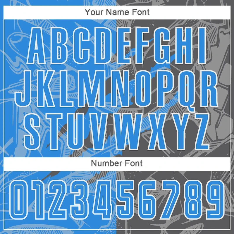 Soccer1637-5.webp Custom Graffiti Pattern Powder Blue-Steel Gray Scratch Sublimation Soccer Uniform Jersey - Image 6