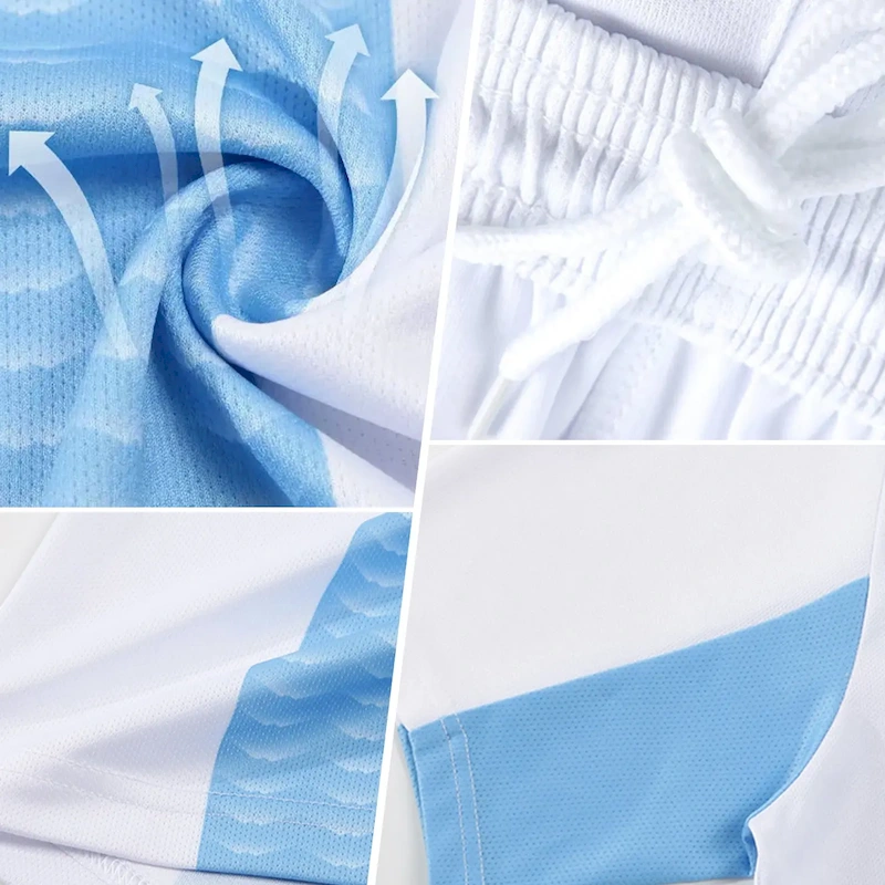 Soccer2319-2.webp Custom Gold White-Green Line Sublimation Soccer Uniform Jersey - Image 3