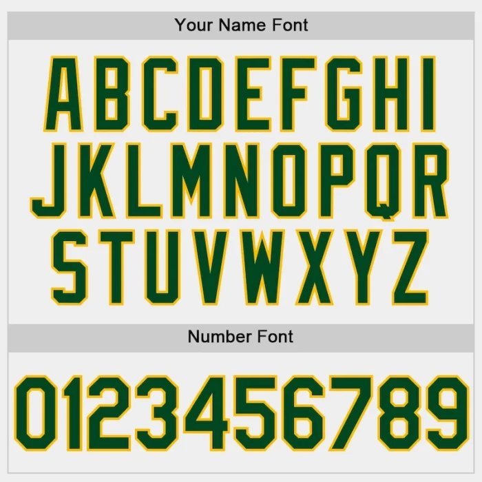Custom White Green-Gold Two-Button Unisex Softball Jersey - Image 5