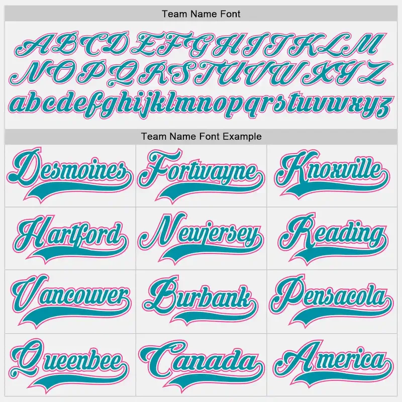 White1942-3.webp Custom White Teal-Pink Hockey Lace Neck Jersey - Image 4