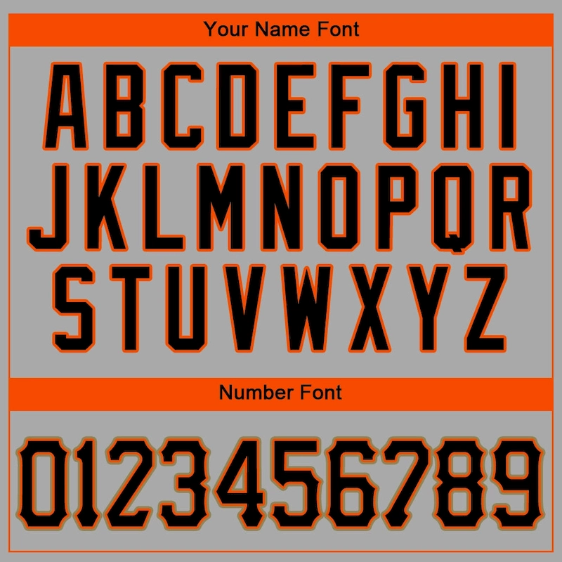 gray_0081-3.webp Custom Gray Black-Orange Authentic Baseball Jersey - Image 4