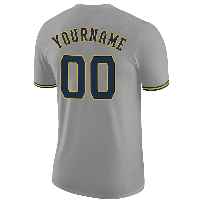 gray_0140-5.webp Custom Gray Navy-Gold Performance T-Shirt - Image 6