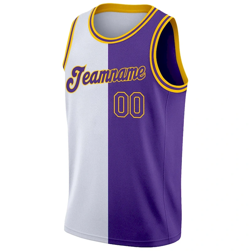 split_0059-4.webp Custom White Purple-Gold Authentic Split Fashion Basketball Jersey - Image 5